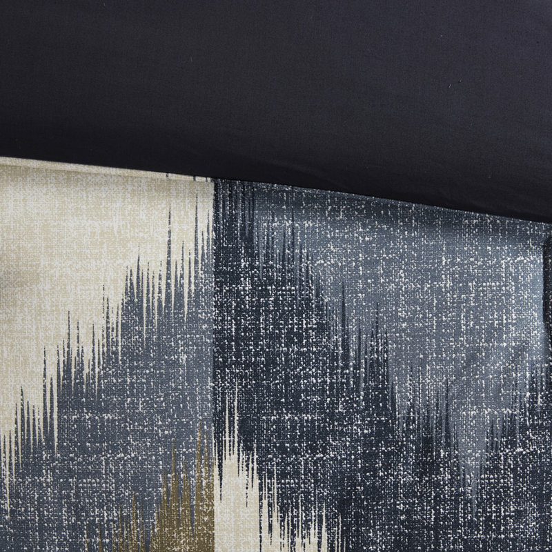 Édredon imprimé bleu marine - double / grand, coton avec bourre, 2 taies décoratives pour une aventure tranquille marine, coton, rembourrage, cachette accueillante