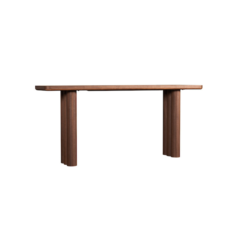 Theodore 72"Wood Mondern ConsoleTable Perfect Walnut Finish