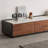 White+Tan Stone+Solid Wood TVStands-108647387