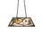 Rustic Lodge 6 - Light Antique Copper Pool Table Lights Pendant
