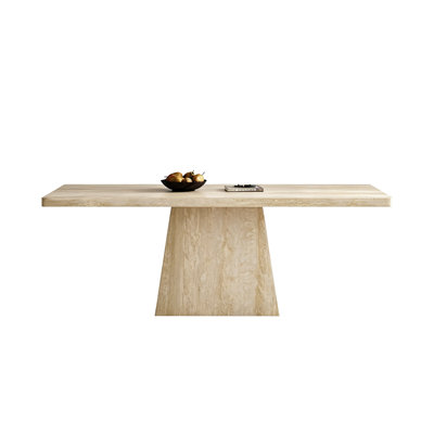 70.87"Modern Minimalist Rectangular Dining Table with Sintered Stone Tabletop