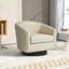 75.2Cm Wide Tufted Swivel Barrel Chair-926794886
