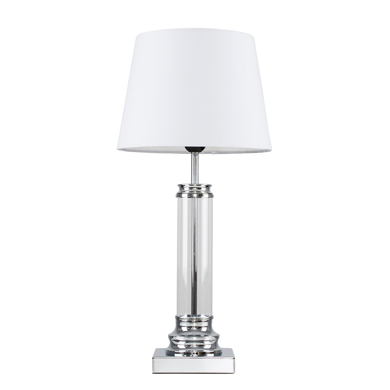 Babille Table Lamp, White, No