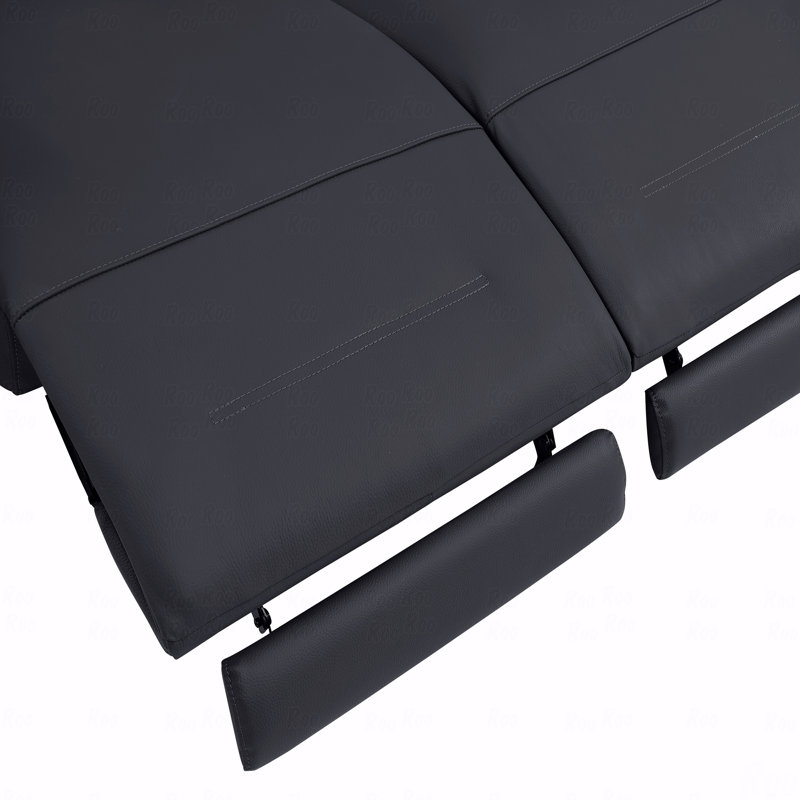 Global United Top Grain Italian Leather Sofa With Power With Recliner Function