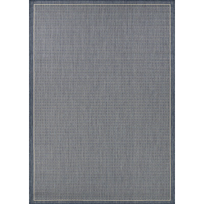 Tapis bleu intérieur / extérieur Palo