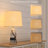 Buoy - 27" Poly Coastal Table Lamp - Set of 2 - Blue, Navy, White Finish