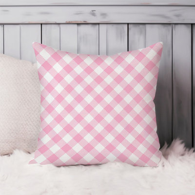 Gingham Pattern XV Pink Modern