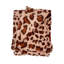 Jeté en peluche brun 50 po x L 60 po