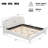 Romano Boucle Upholstered Platform Bed-2050248504