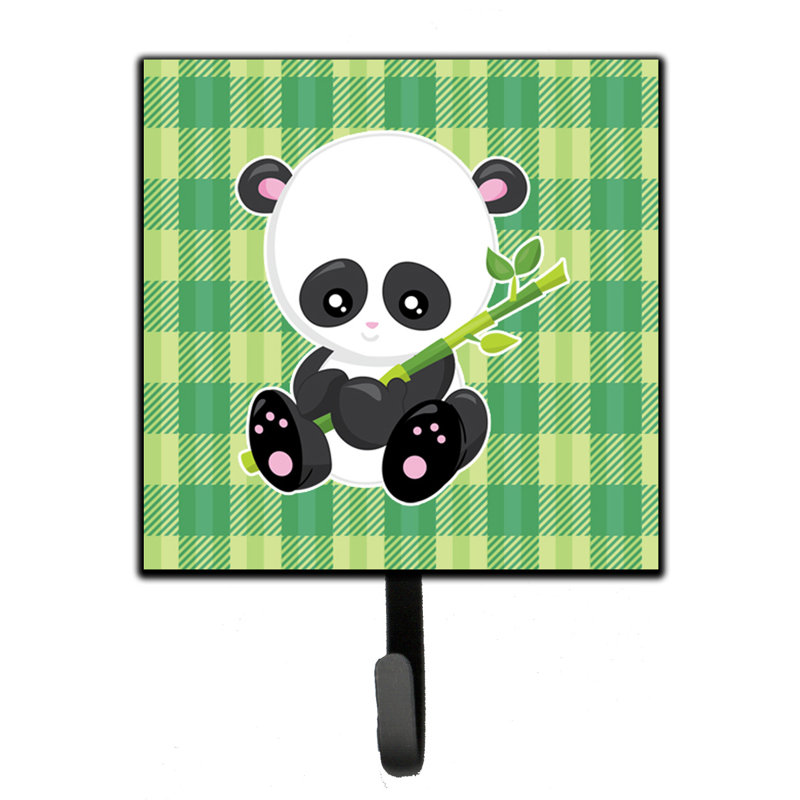 Organisateur de clés murales en bambou avec crochets clés panda Griff