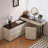 Makeup Vanity with Light mirror,8 drawers,1 chair