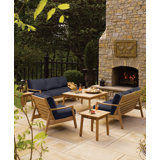 Siena Outdoor 5 - Piece Teak Conversation Set