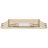 vidaXL Soft-Close Toilet Seat Beige Oval-113007554