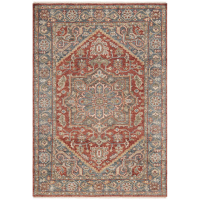 Spahn Hand Knotted Wool Oriental Rug