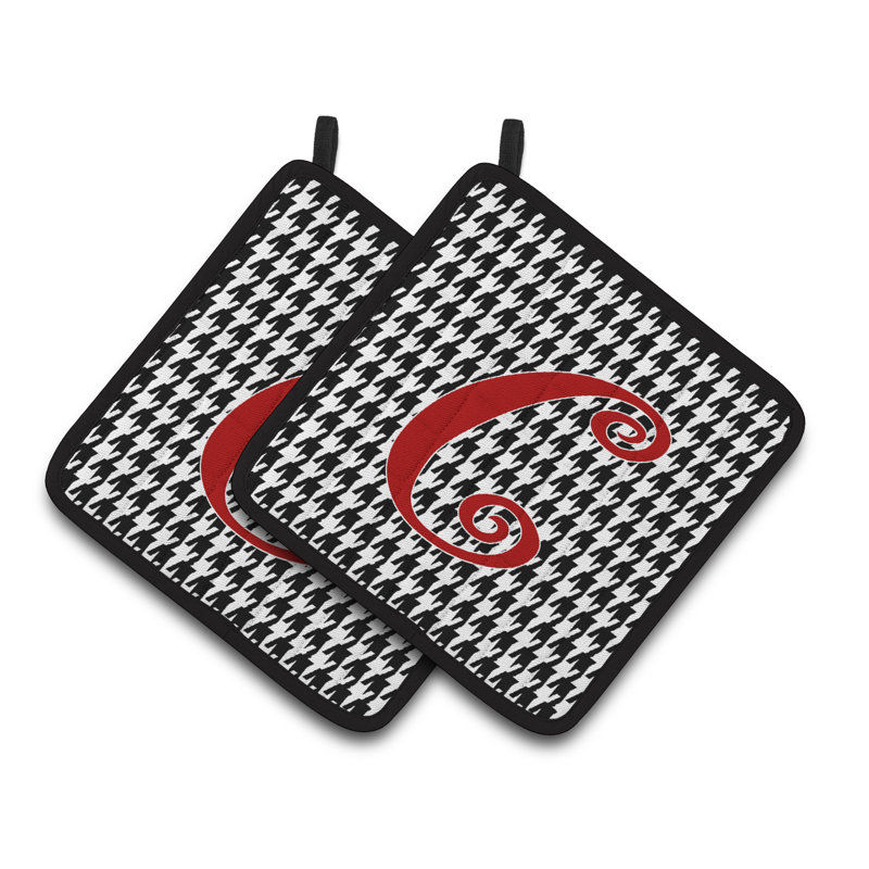 Cuisinier poignée Houndstooth, C