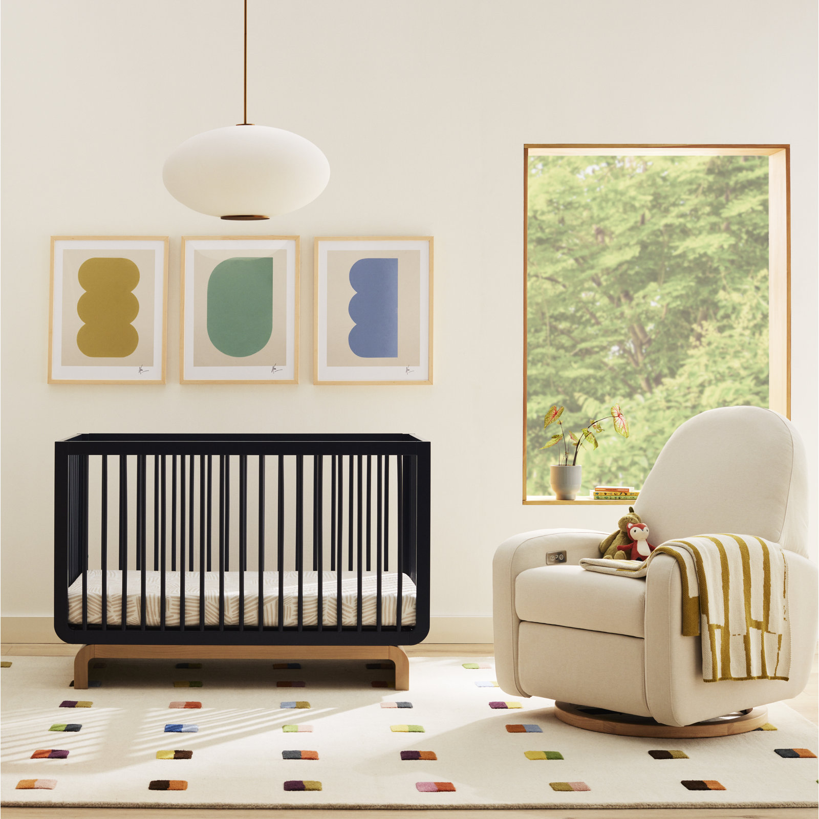 Oat Stripe Muslin Crib Sheet