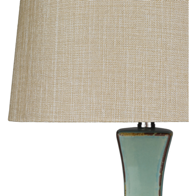Lampe de table H 31 po Sterling, Turquoise