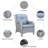 Carolina Wicker Outdoor Lounge Chair-89131380