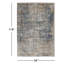 Tapis abstrait bleu / gris Adda-695551346