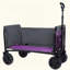 Chariot tout-en-un convertible pliant à 4 roues avec siège et laisse pour chien - Chariot utilitaire pliable robuste pour le camping Magasinage à la plage - Siège polyvalent et espace de rangement