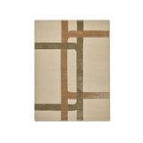 Geometric Area Rug in Tan/Brown/Coffee
