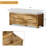 42.98" Wide Flip-Top Natural Storage Bench With Removable Cushion And Jogging Hinges Pine Entryway Bench-1020619961