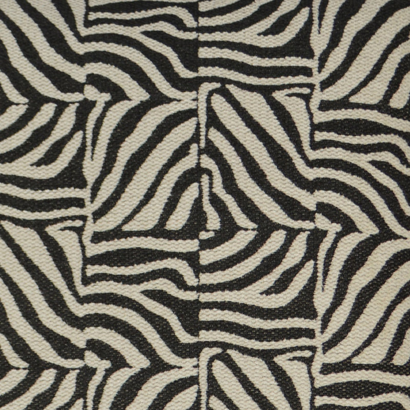 Zimbabwe Pillow Cover & Insert, Square 24", Ebony Animal Print