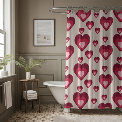 Rideau de douche Retro Love - Premium