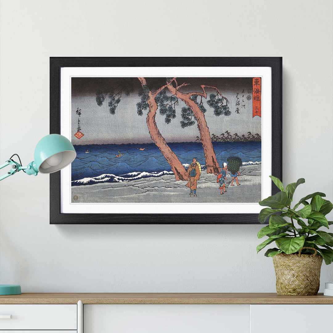 Hamamatsu by Utagawa Hiroshige - Picture Frame Painting Print