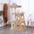 Simple Style Solid Wood Cat Tree