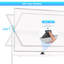 Tableau blanc effaçable à sec à double face 72 po x 48 po