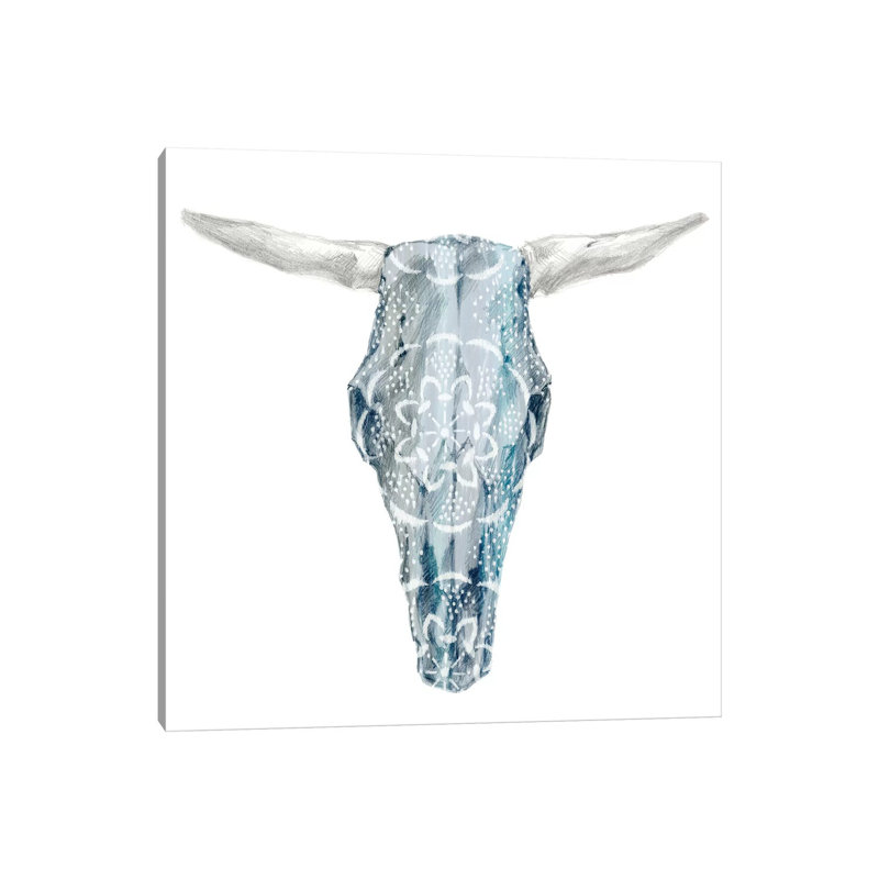 Day Of The Dead Skull Mount IV by Studio W - Gallery-Wrapped Canvas Giclée on Canvas, 45.72 cm H x 45.72 cm W, No Frame