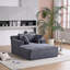 Chaise longue rembourrée avec coussins décoratifs-1723943987
