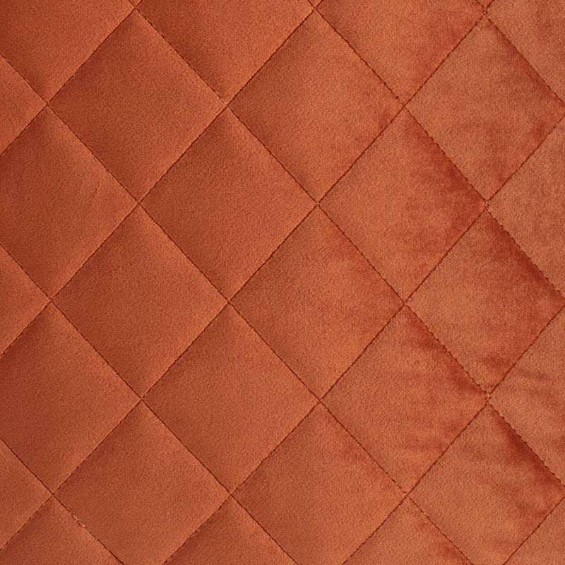  Feathers Geometric Square Throw, Orange