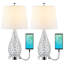 Lampe de table Fouges en métal USB