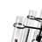 Maren 8 Light Black Chandelier, 26-Inch Modern Ceiling Light Fixture for Dining Room or Kitchen