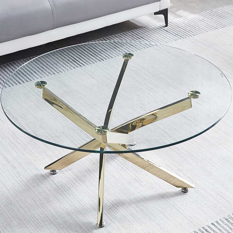 Table basse, table basse Modern Modern, Doré