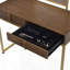 Bureau de coiffeuse avec miroir et plateau à bijoux au design élégant