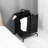 Large Capacity 110L 2 Laundry Hamper With Lid, Black For Clothing, Clothes