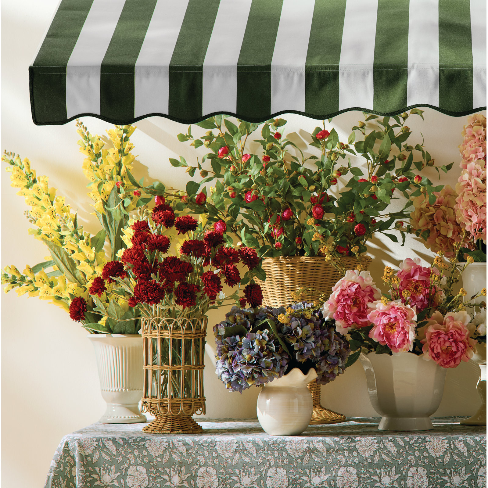 Daisy Floral Stems, Red