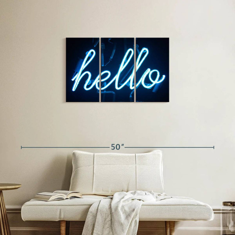 Tergel Hello Neon Sign, 20" H x 33" W