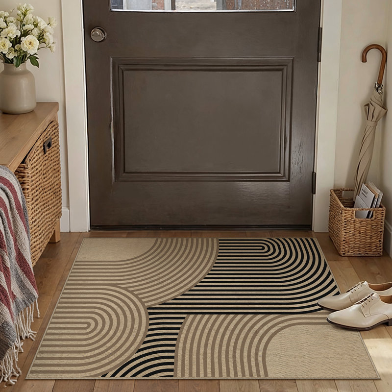 Tapis en lin Linea, Rectangle 2'3" x 2'9"