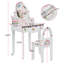 Ensemble de meuble-lavabo pour enfants à 3 tiroirs l 20 po avec miroir-417737805