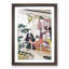 Three Women on a Balcony by Torii Kiyonaga - Picture Frame Painting Print-55611245-55611252