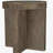 Alexander Brown Rounded Teak Side Table