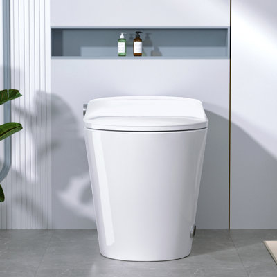 JuteJasper 7811451649FDAAC 1 GPF Round Comfort Height Chair Height Toilet
