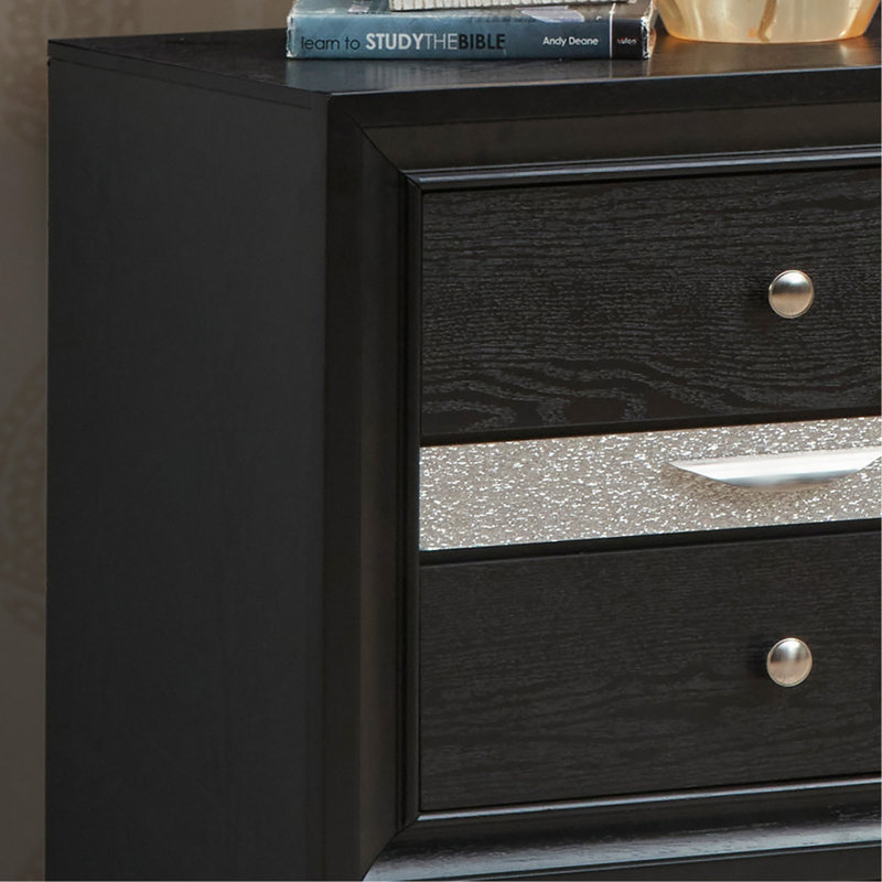 Table de chevet, Noir