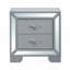 Table de chevet, argent
