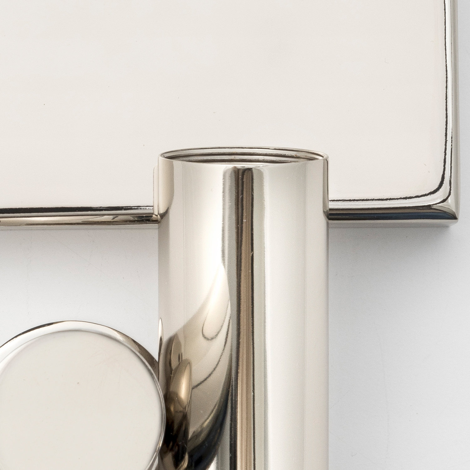 Marietta 2-Light Flush Mount, Polished Nickel, Nickel/White