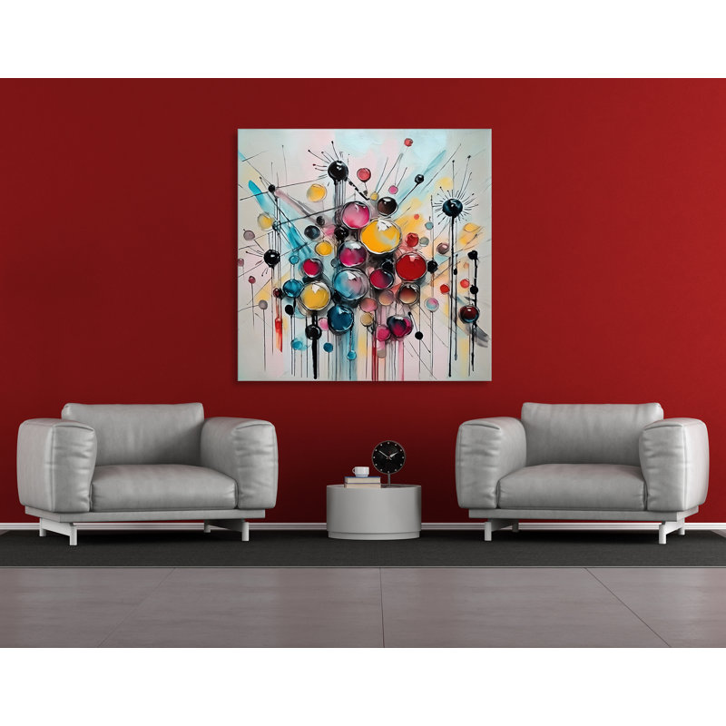 Quantum Particles, 48" H x 48" W